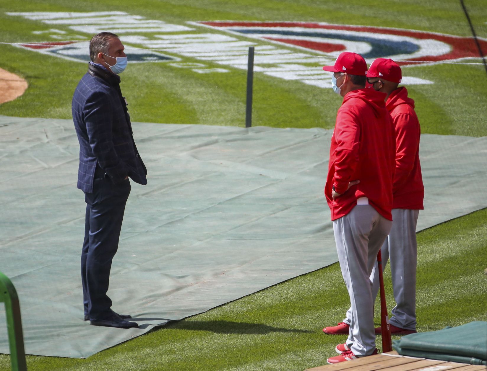 Cardinals hold a team workout ahead of opening day